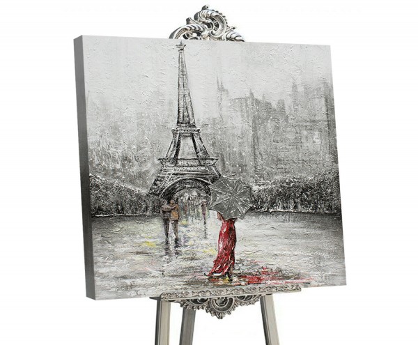 Acryl Gemälde "Frankreich" 90x90 cm